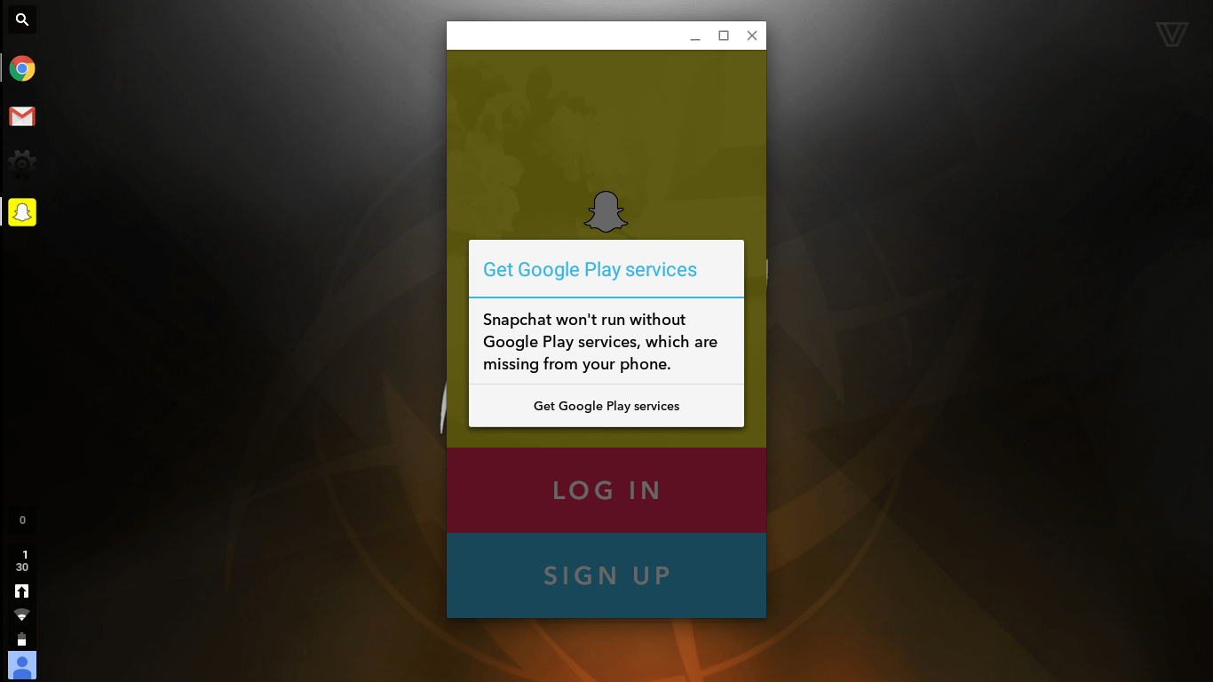 snapchat on chromebook