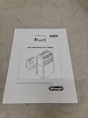 delonghi pinguino air conditioner manual