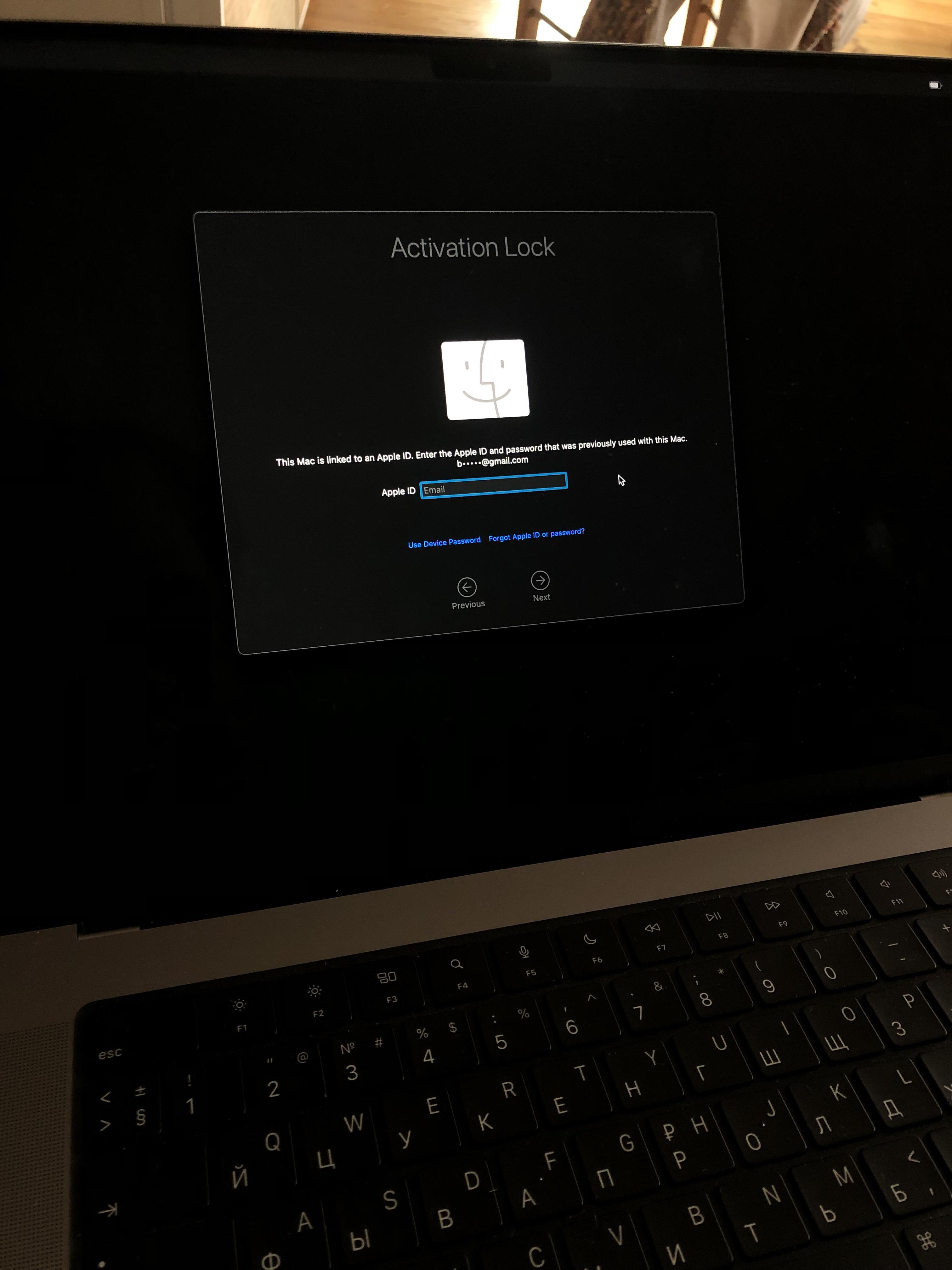 activation lock macbook