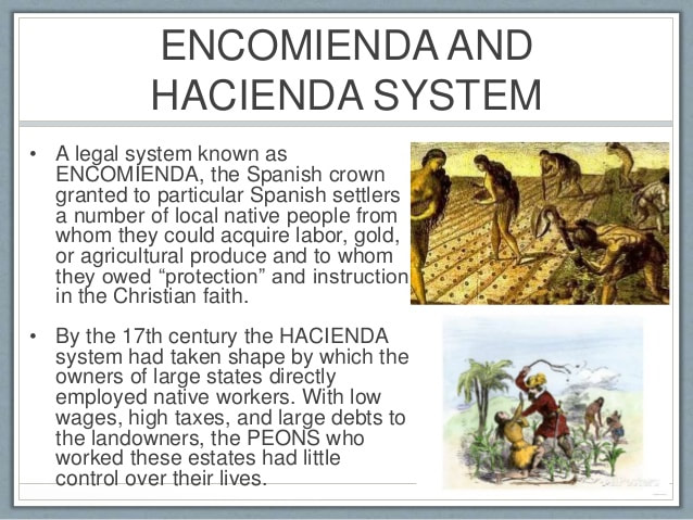 what replaced the encomienda system