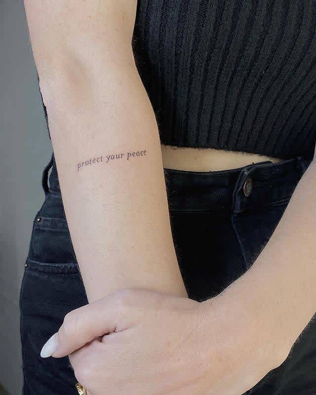 short saying tattoos