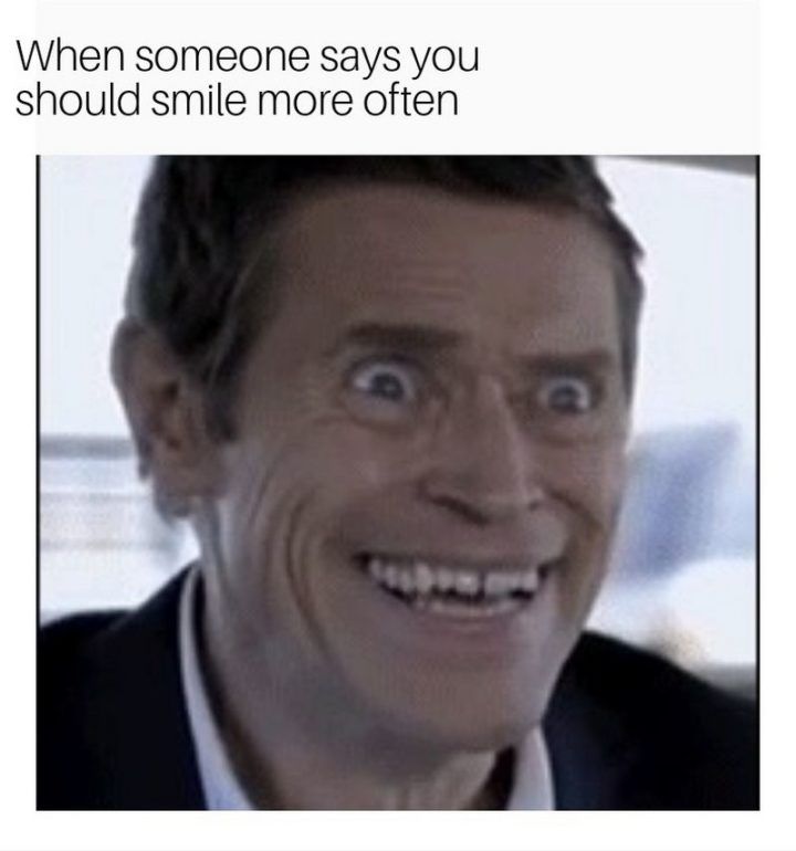 creepy smile meme