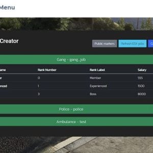 fivem job creator