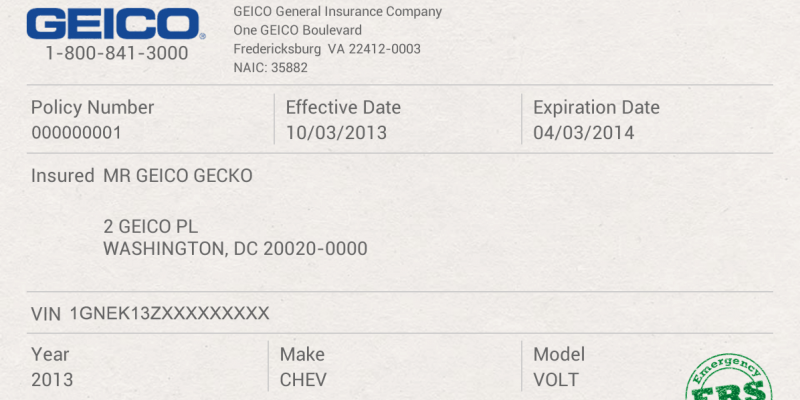 what is geicos 3 digit insurance id number