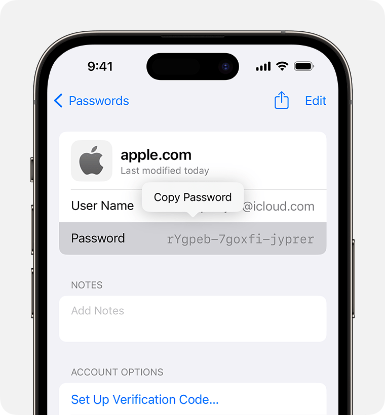 how do you check your apple id password