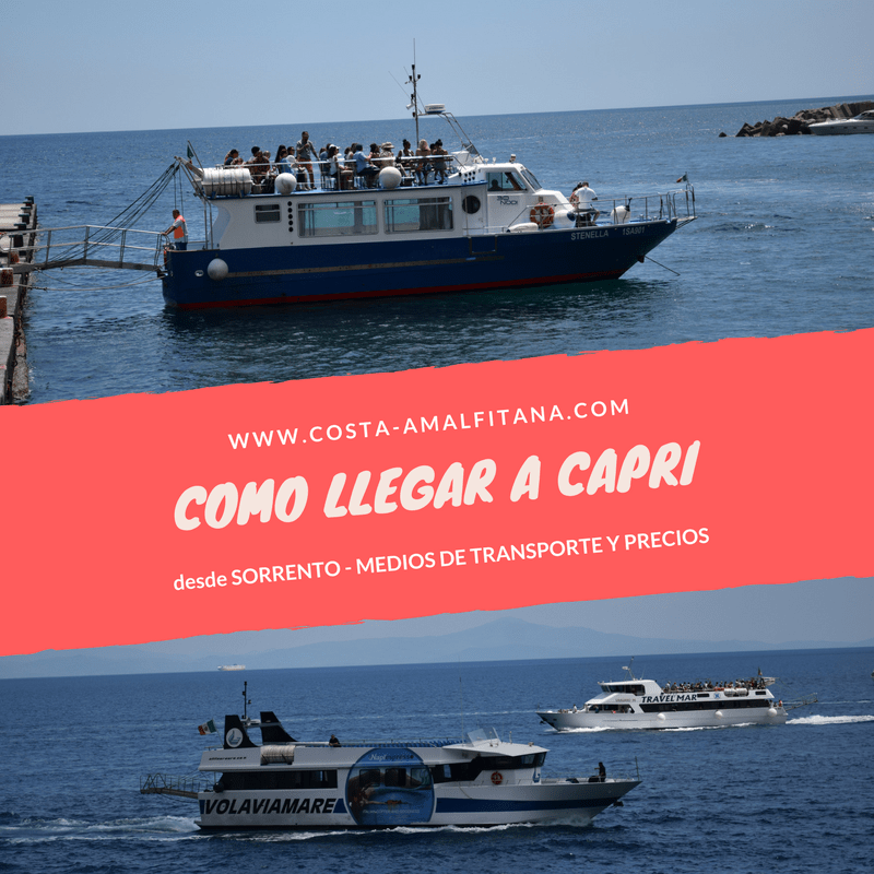 capri ferry from sorrento