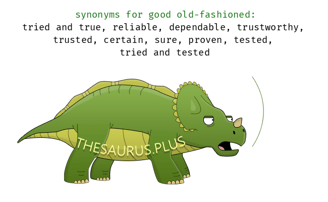 old fashioned synonym