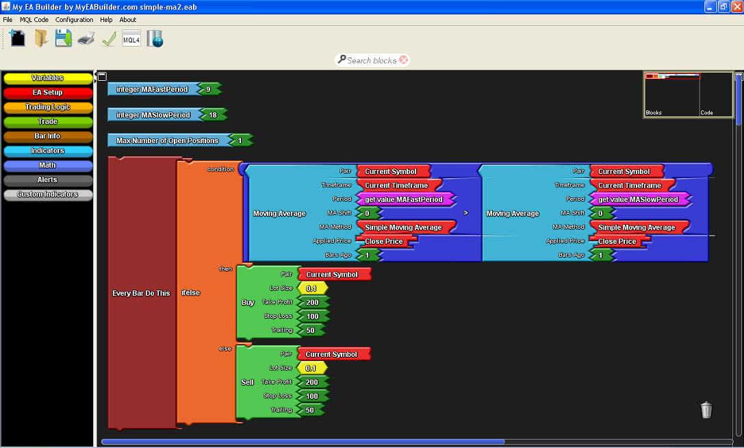 mql4 ea builder