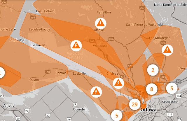 hydro quebec outage