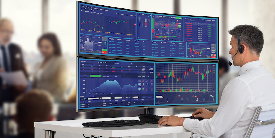 stock trading monitor setup