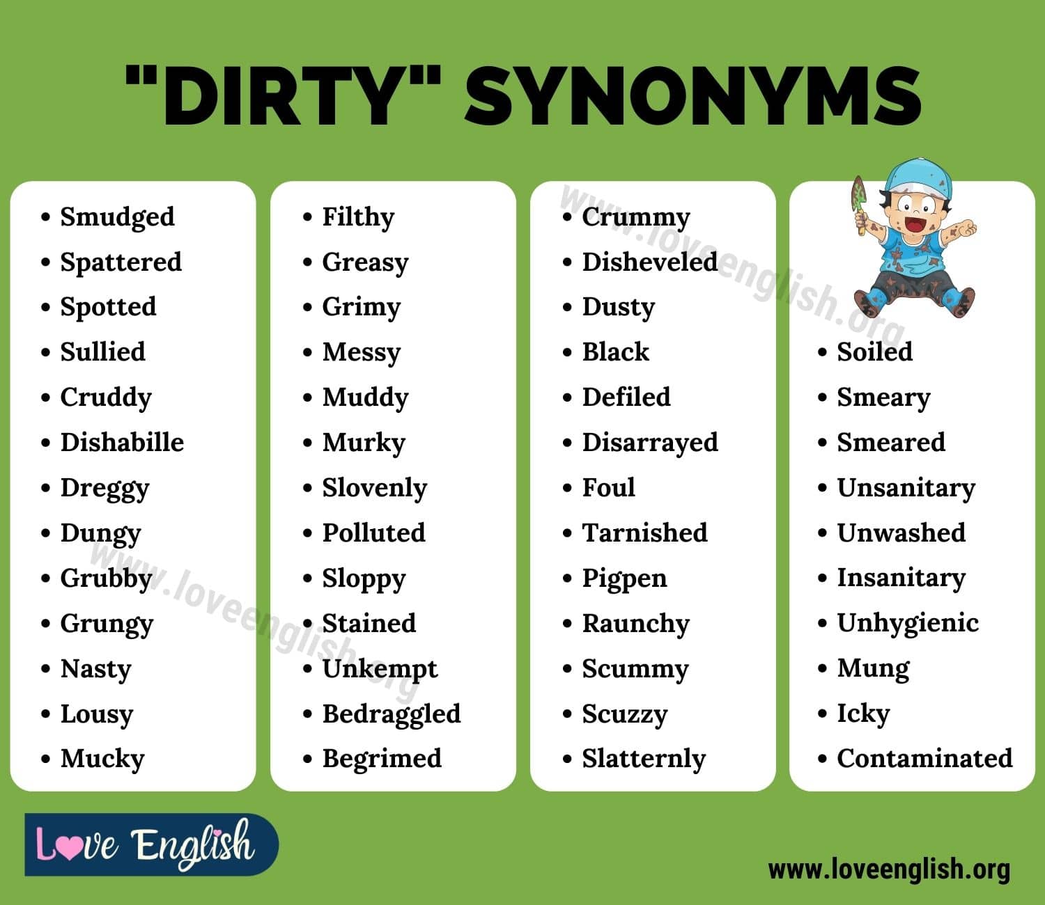 dirt synonyms