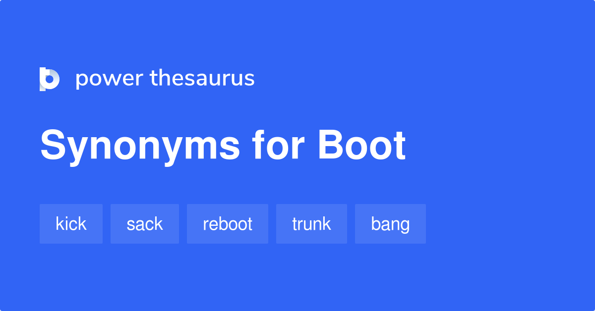 boot synonym