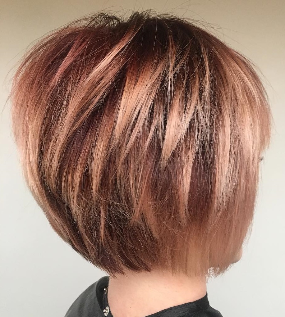 short bob hairstyles layered