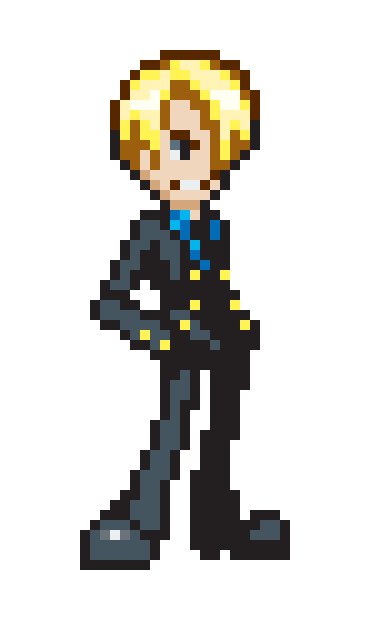 sanji pixel art