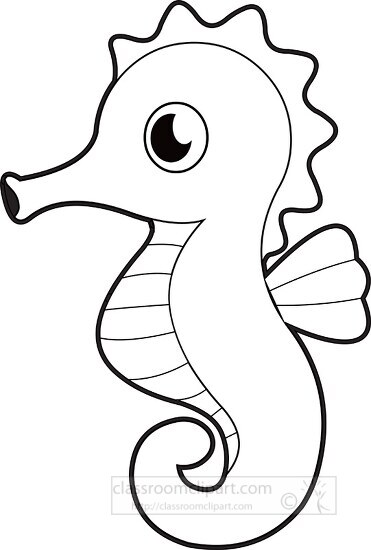 seahorse clip art