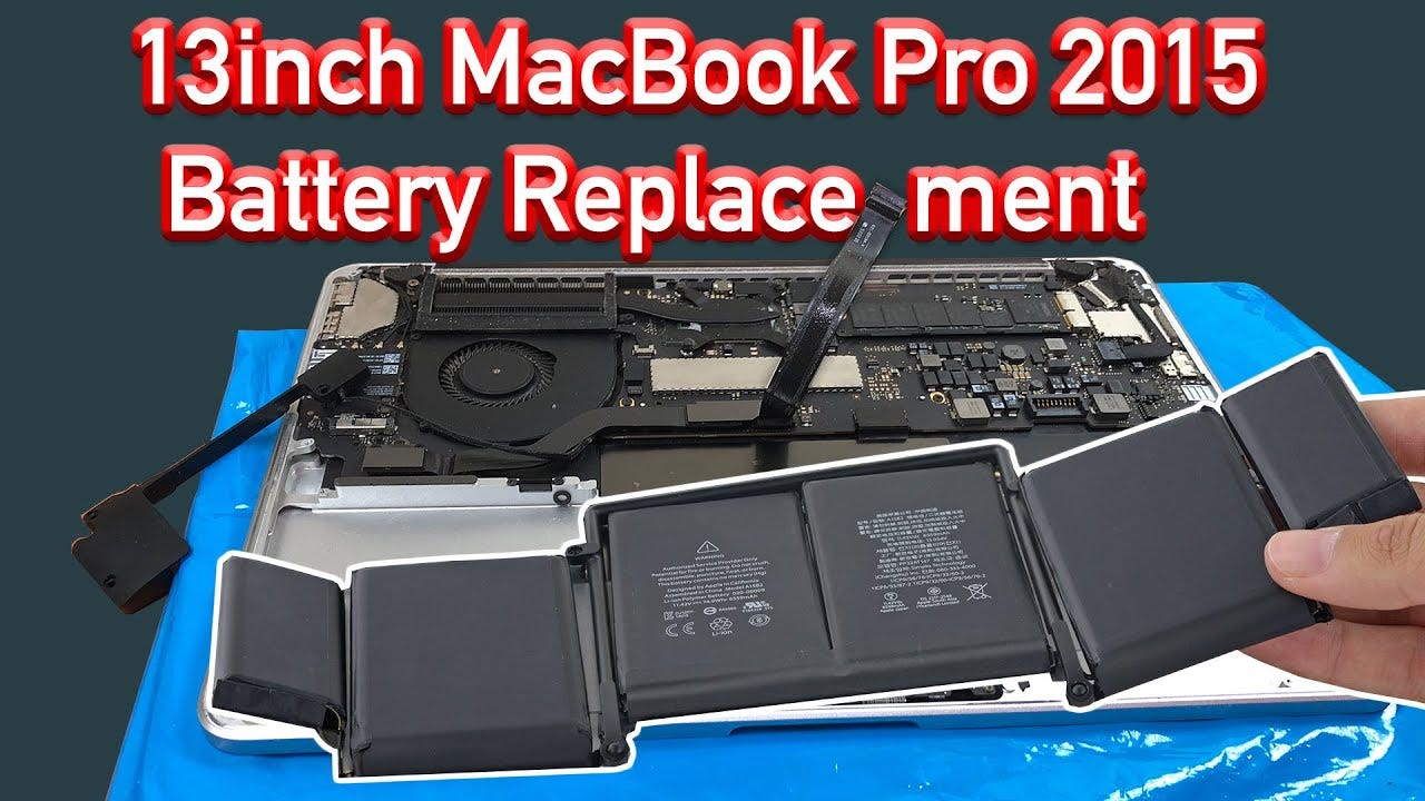 macbook pro how to replace battery