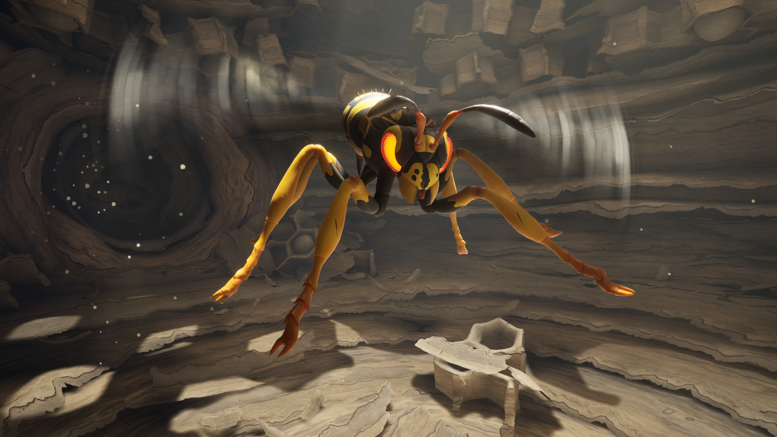 grounded wasp queen