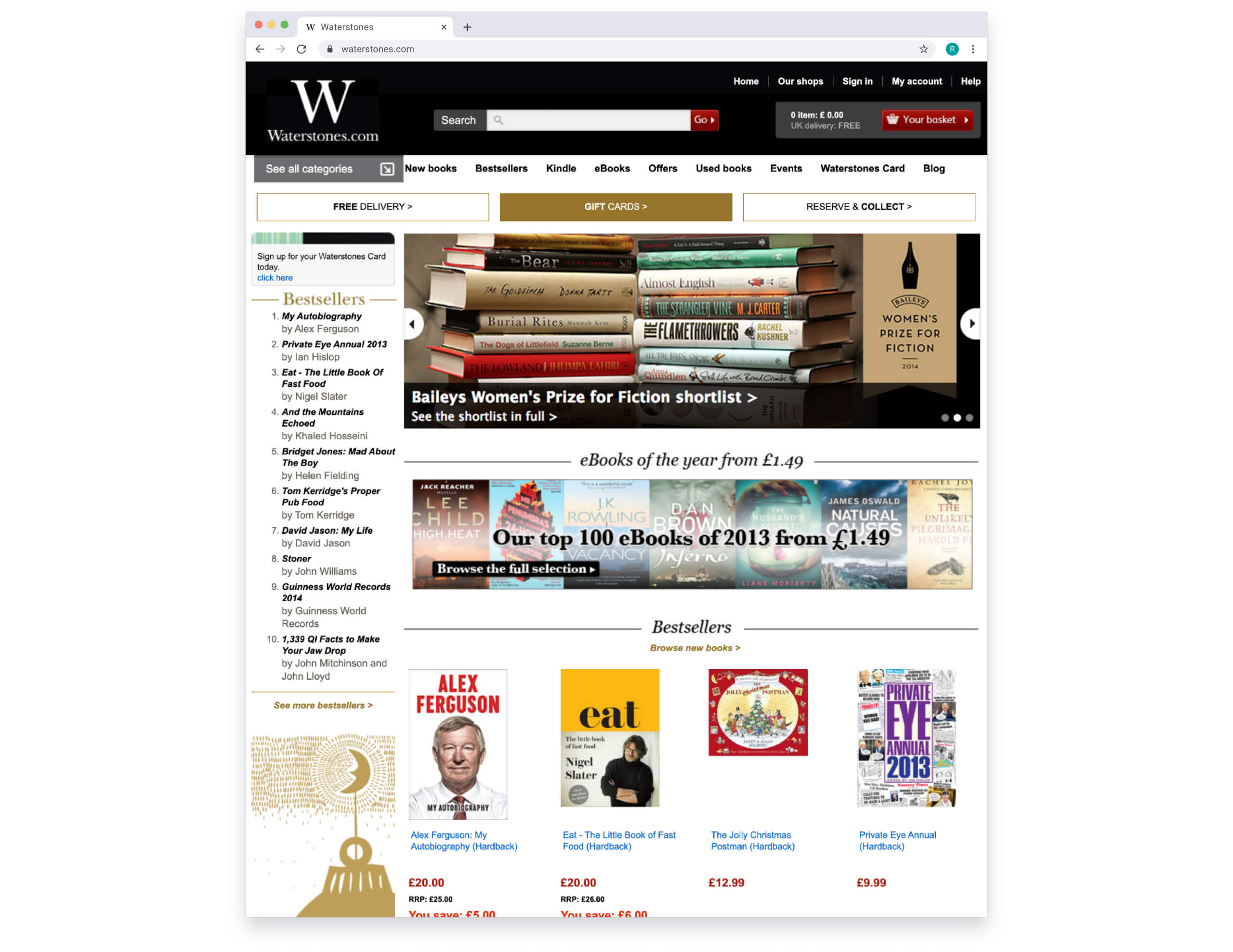 waterstones website