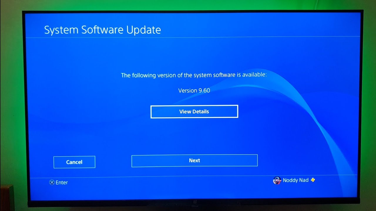 ps4 system update software