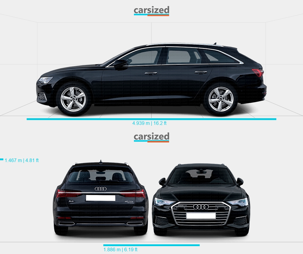 length of an audi a6