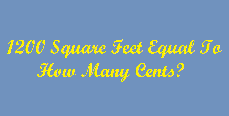 sq ft into cents