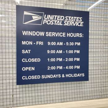 usps post office hours