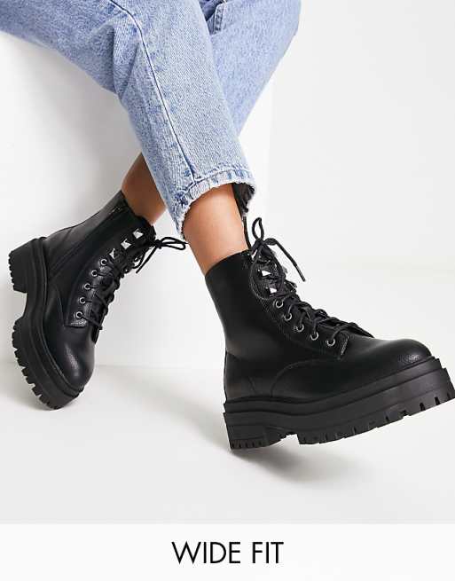 newlook wide fit boots