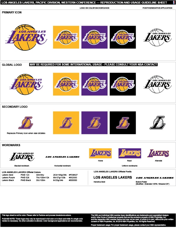 lakers colors hex