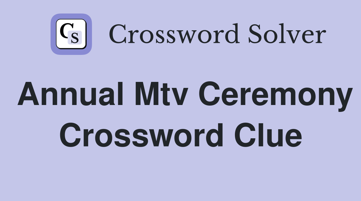 ceremony crossword clue