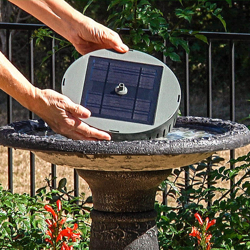 solar bird bath fountain