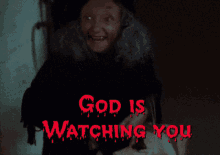 god is watching you gif