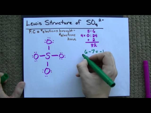 lewis structure of so42-