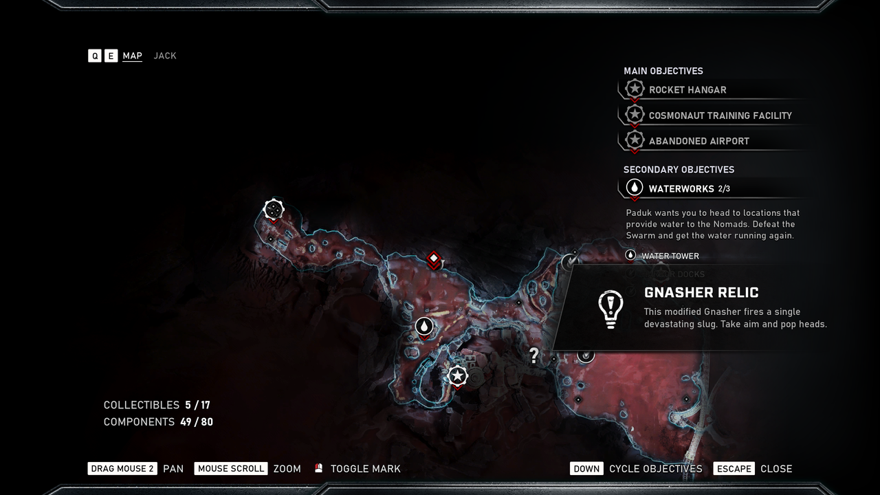 gears 5 relic weapons map