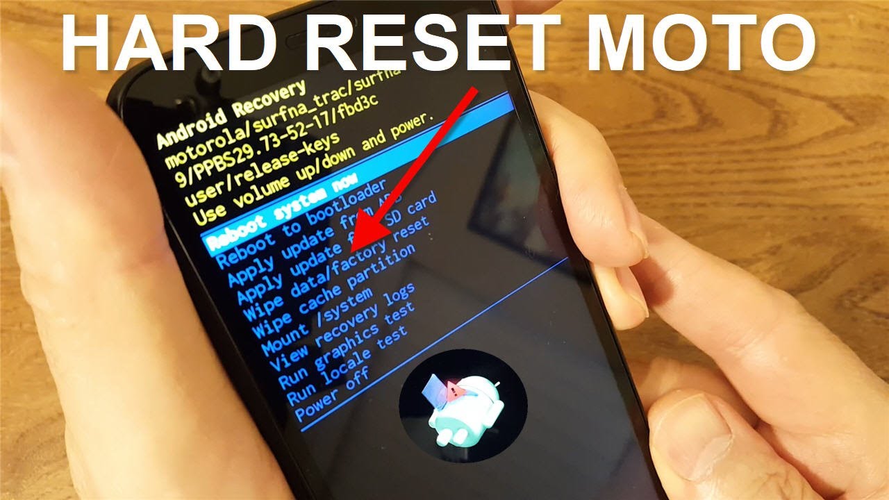 how do you reset a motorola phone