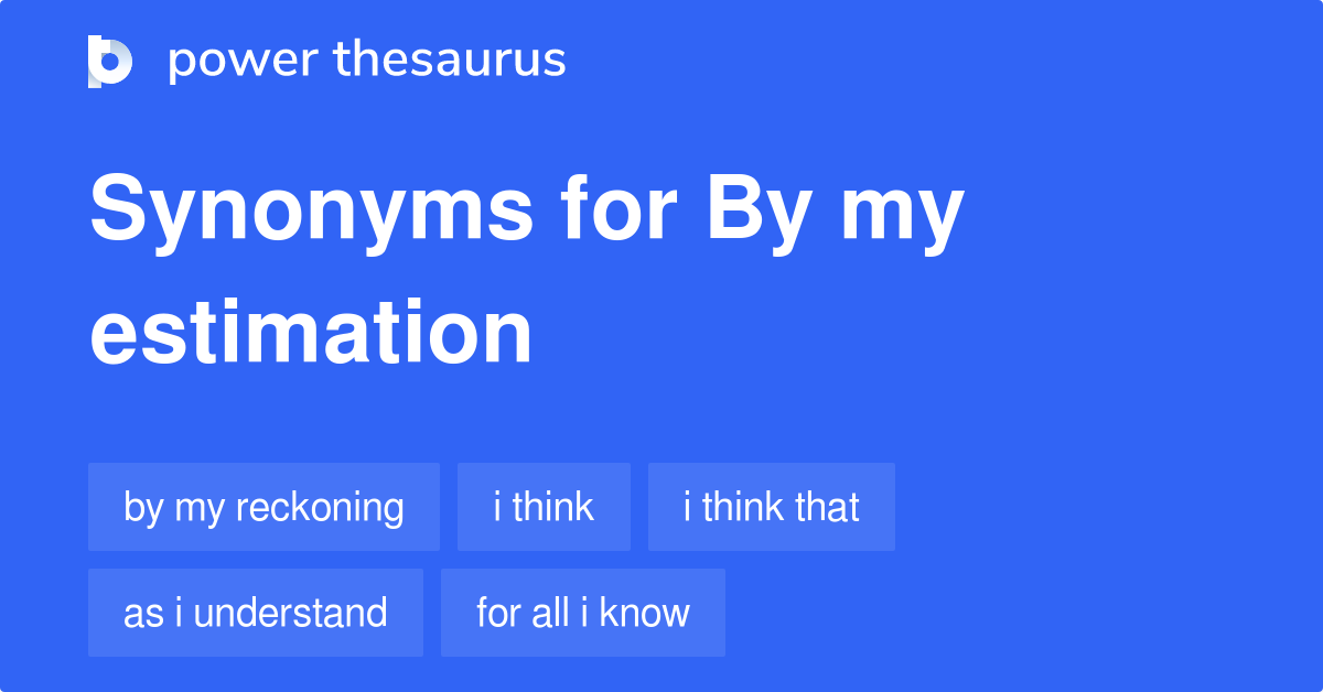 estimated thesaurus