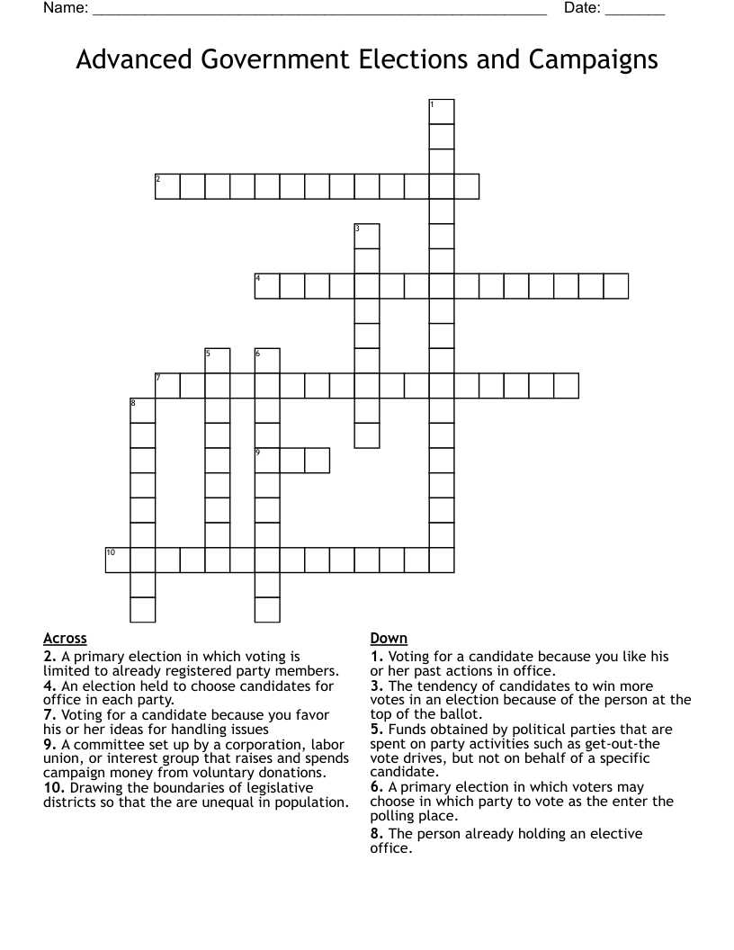 crossword clue publicity campaign