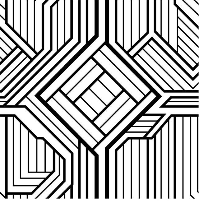 geometric coloring pages