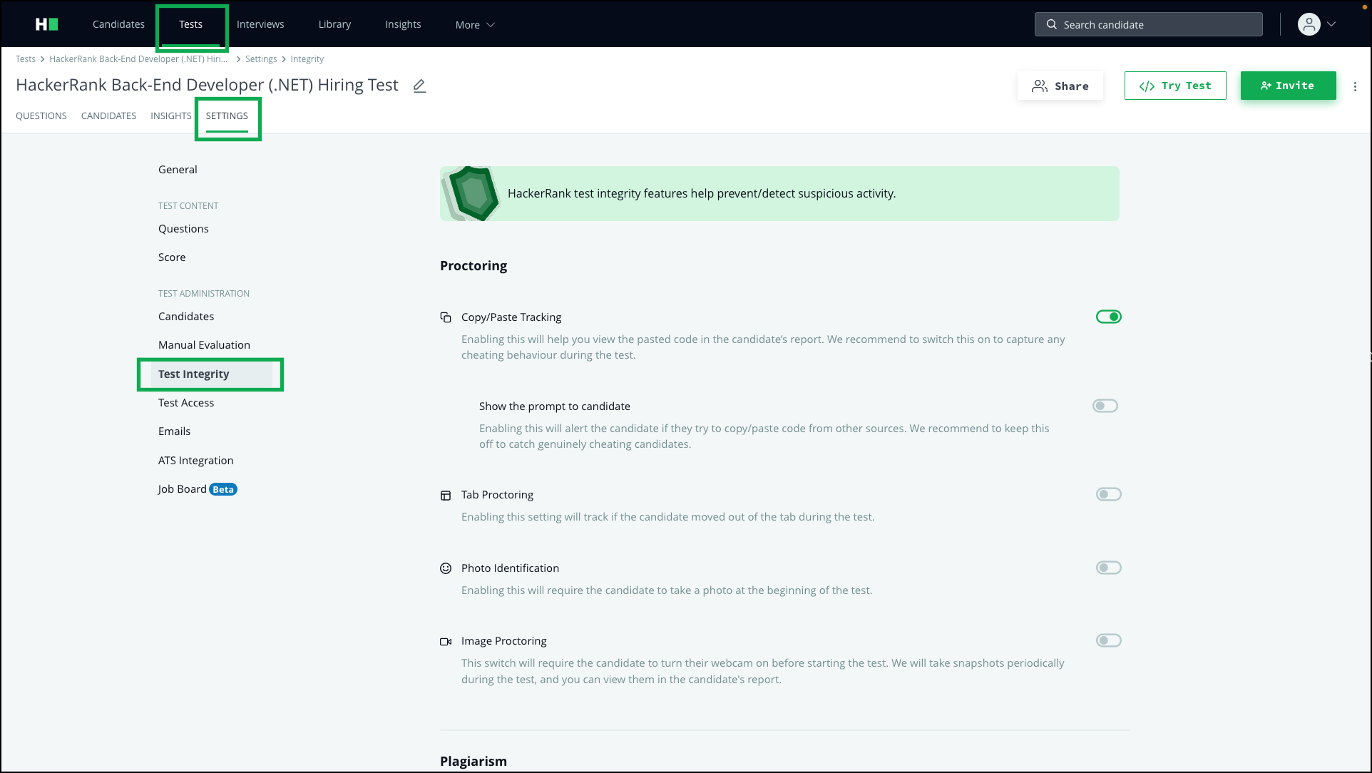 hackerrank test