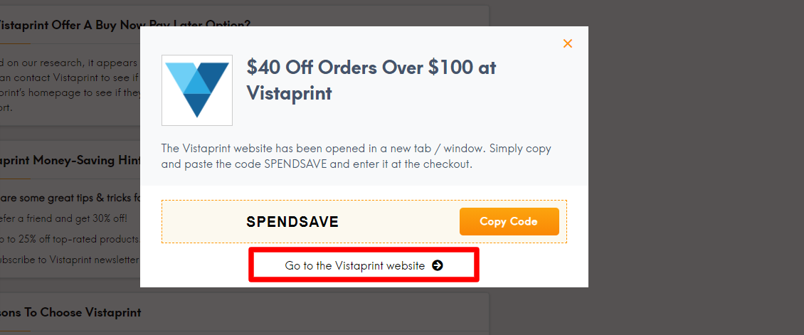 vistaprint coupon canada