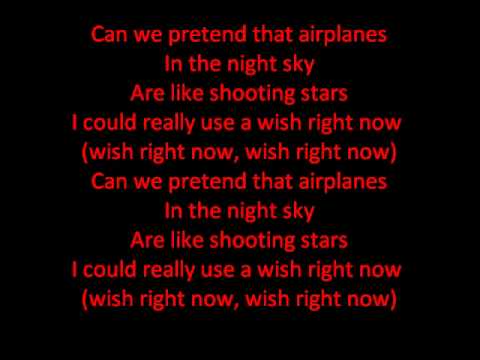 can we pretend that airplanes lyrics