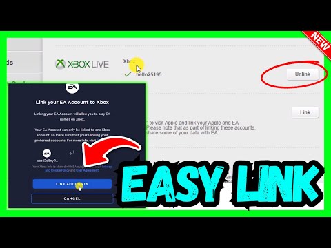 connect xbox and ea account