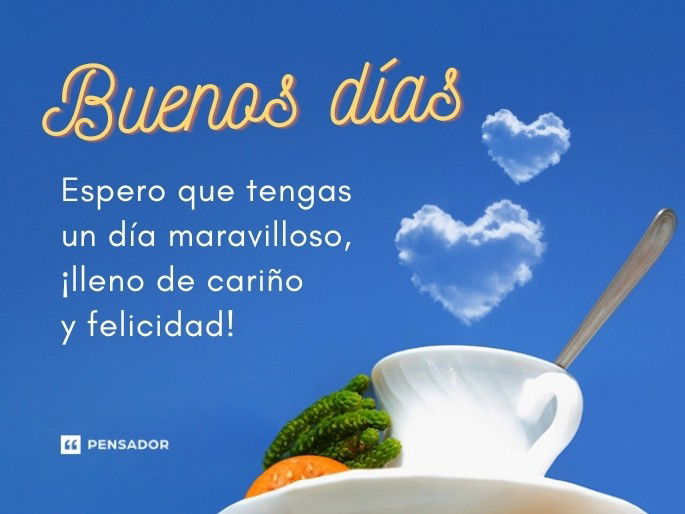 buenos días con amor y cariño