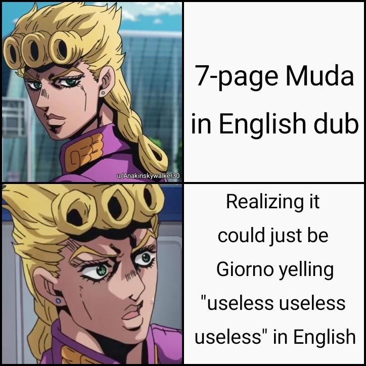 jojo useless meme