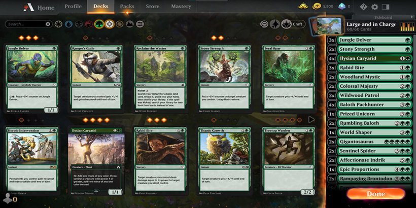 mtg arena deck