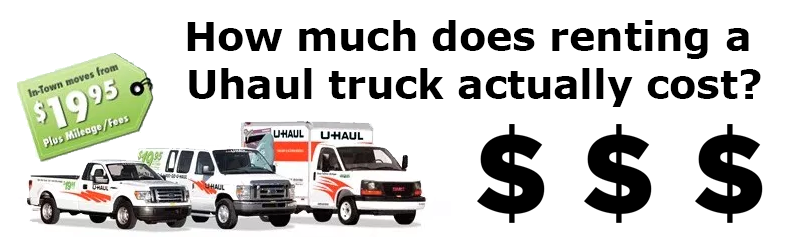 uhaul truck rental cost