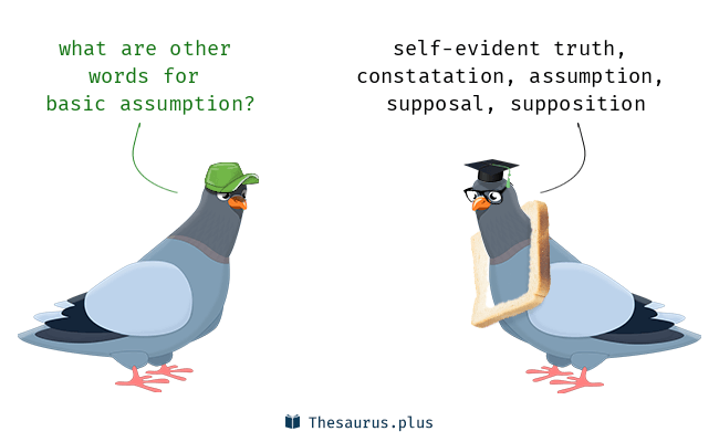 assumption thesaurus