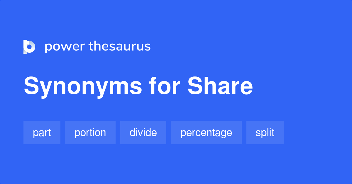 share synonym