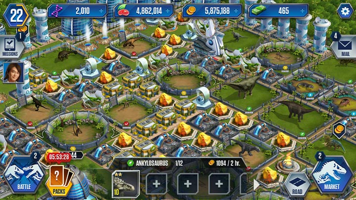 jurassic world game android