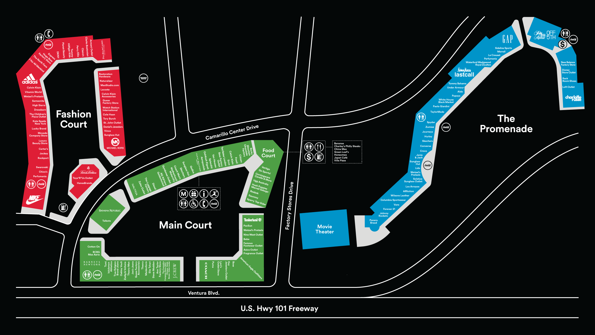 premium outlets locations