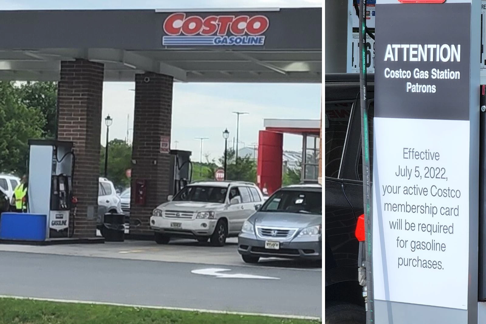 costco gas price east hills